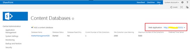 contact database in sharepoint